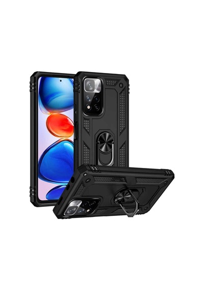 Xiaomi Redmi Note 11 Pro Plus 5g Kılıf Zore Vega Kapak Siyah
