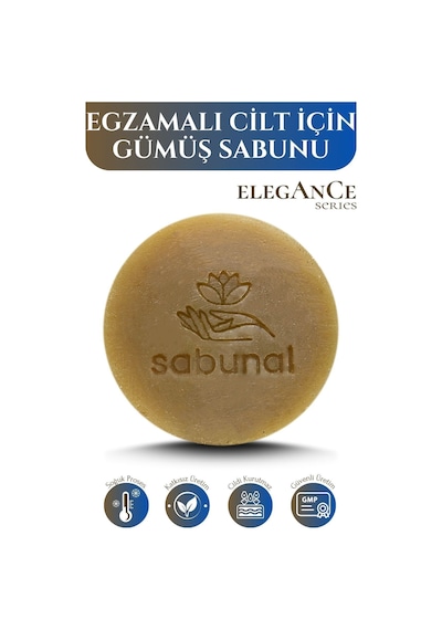 Sabunal Gümüş Sabunu 4 Adet - Hassas Ciltlere Özel Ferahlatıcı & Nemlendirici Sabun