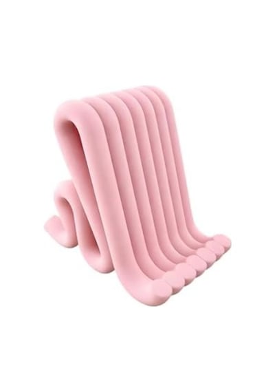 Modern Masaüstü Minimalist Telefon Tutucu - Stand Pembe Diğer