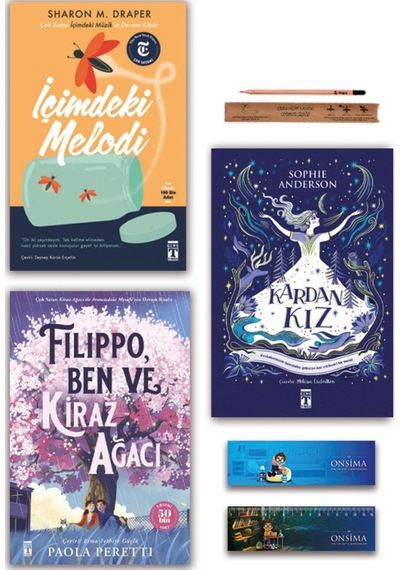 Genç Timaş Kardan Kız - İçimdeki Melodi - Filippo Ben Ve Kiraz Ağacı Set 3 Kitap