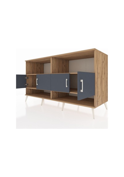 Kronos Konsol 4 Raflı 4 Kapaklı 176x59x99 Çam-antrasit Çam-antrasit Kronos Konsol 4 Raflı 4 Kapaklı 176x59x99 Çam-antrasit Çam-antrasit
