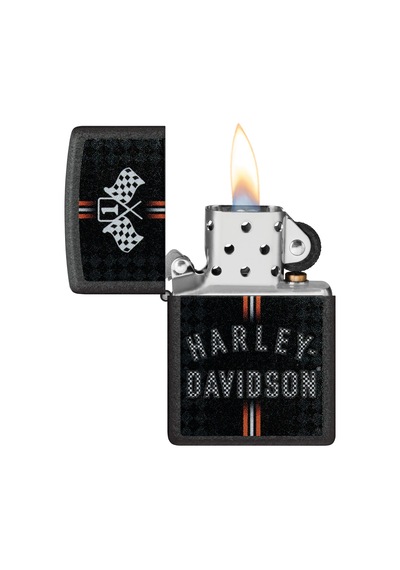 Zippo Harley Davidson First Place Dizayn Çakmak Siyah