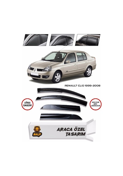 Renault Clio 2 Cam Rüzgarlığı 4lü 1999-2008 Arası