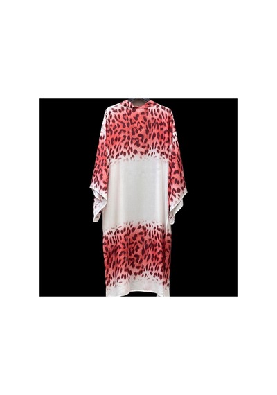 Lila Mare Viskon Kumaş Leopar Desen Handmade Beachwear Kimono Standart Bedenlere 36-44 Arası Uygundur Renkli Renkli Lila Mare Viskon Kumaş Leopar Desen Handmade Beachwear Kimono Standart Bedenlere 36-44 Arası Uygundur Renkli Renkli