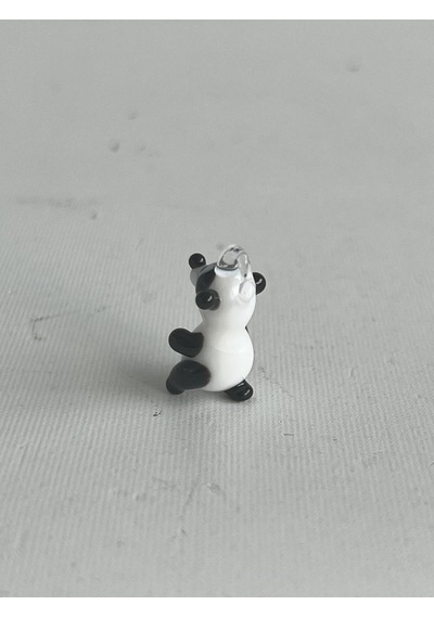 El Yapımı Mini Murano Cam Panda Biblo A104-02