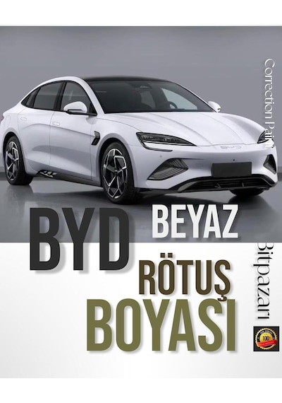 Ayrex Flea Market Rötuş Boyası Byd Beyaz Wa2 Çizik Giderici 25+25 Ml Çift Şişe Set, Bydwa2ff