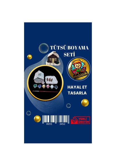 Tütsü Boyama Seti - Renkli Ve Eğlenceli Tütsü Tasarımları İçin Yaratıcı Set