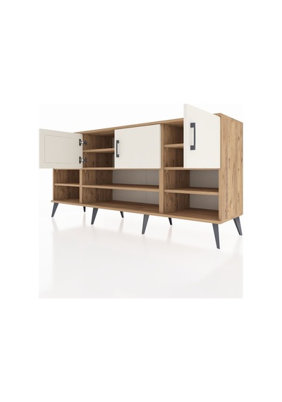 Hyperion Konsol 9 Raflı 3 Kapaklı 176x44x83 Çam-aytaşı/çam Aytaşı/çam Hyperion Konsol 9 Raflı 3 Kapaklı 176x44x83 Çam-aytaşı/çam Aytaşı/çam