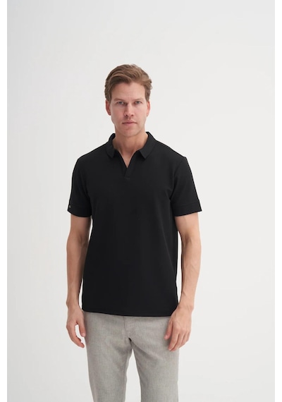 Cazador 4201 Erkek Polo T-shirt Siyah