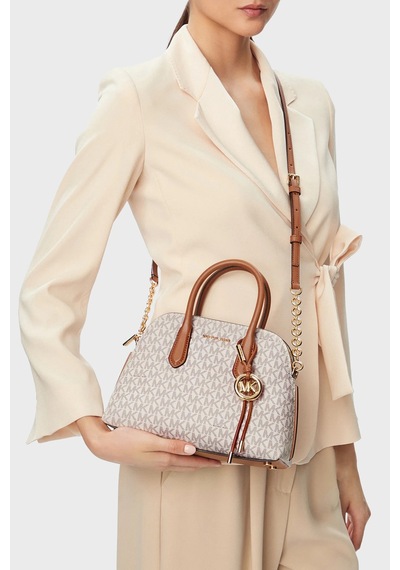 Michael Kors Logolu Çıkarılabilir Askılı Çanta 30t6gx4s2b149 Kadın Çanta 30t6gx4s2b 149 Ekru