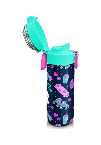 Coral High Kids Lacivert Pembe Kedili Paten Desenli Pipetli Ve Direkt İçim Çelik Termos 500 Ml 31983 Lacivert - Pembe Coral High Kids Lacivert Pembe Kedili Paten Desenli Pipetli Ve Direkt İçim Çelik Termos 500 Ml 31983 Lacivert - Pembe