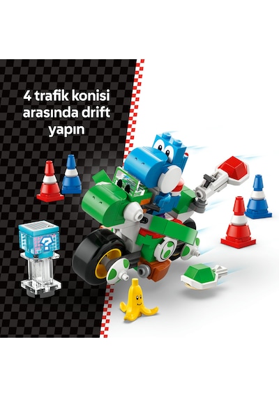 LEGO® Super Mario™: Mario Kart™ – Yoshi Bike 72031 - 7 Yaş ve Üzeri Çocuklar için Koleksiyonluk Yaratıcı Oyuncak Yapım Seti (133 Parça)