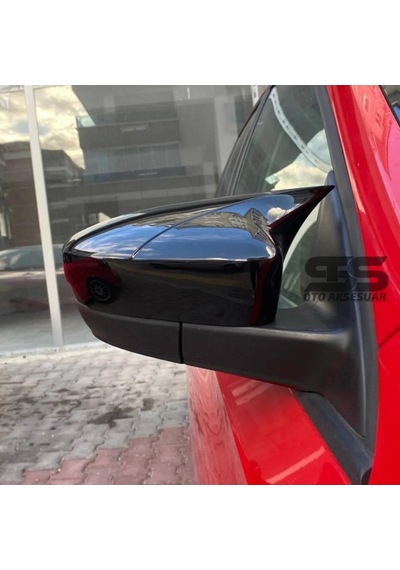 Skoda Rapid 2015-2017 Uyumlu Batman Yarasa Ayna Kapağı Piano Black Abs Plastikk