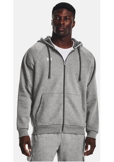 Under Armour Erkek UA Rival Fleece Tam Boy Fermuarlı Kapüşonlu Üst 1379767-025