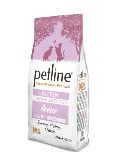 Petline Kitten Junior Tavuklu Yavru Kedi Maması 1500 G