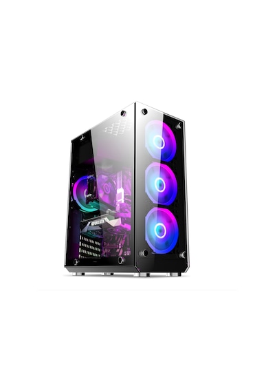 Blueforce Hunter 4 RGB Fanlı Atx-Mini Atx Itx Uyumlu Mid Tower Bilgisayar Kasası