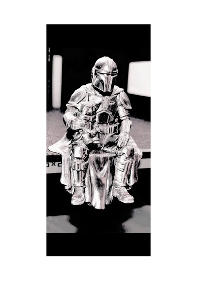 Oturan Mandalorian And Grogu Figür 15 Cm Star Wars