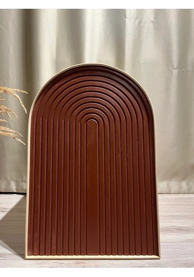Cıgıl Wood Brown Belt Ahşap Bohem Tablo