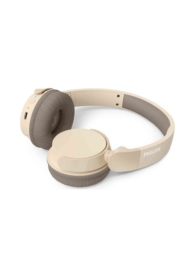 4 Adet Philips Tah3209bg Kablosuz Kulak Üstü Kulaklık Dinamik Bas, Bluetooth, Çok Noktalı Bağlantı 25 Saat Bej