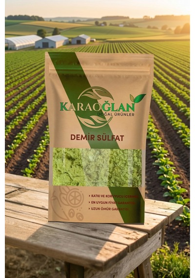 Demir Sülfat - Bitki Ve Çim Coşturan Sararma Karşıtı Bitki Besini Gübresi 2 Kg 1 Adet