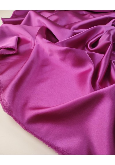 Koyu Pembe Renkte Tok Hafif Esnek Saten En: 140cm-11367