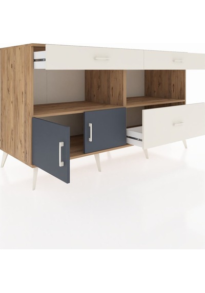Kronos Konsol 2 Raflı 3 Çekmeceli 2 Kapaklı 176x59x99 Çam-antrasi Çam-antrasit/aytaşı Kronos Konsol 2 Raflı 3 Çekmeceli 2 Kapaklı 176x59x99 Çam-antrasi Çam-antrasit/aytaşı