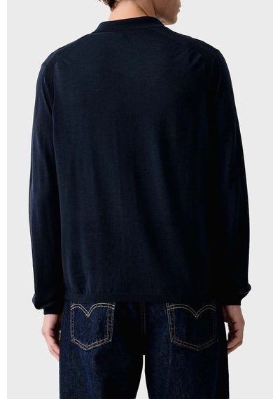 Emporio Armani Yünlü Fermuarlı Polo Yaka Kazak Erkek Polo Yaka Kazak Em006293 Af29815 Ub097 Lacivert Emporio Armani Yünlü Fermuarlı Polo Yaka Kazak Erkek Polo Yaka Kazak Em006293 Af29815 Ub097 Lacivert