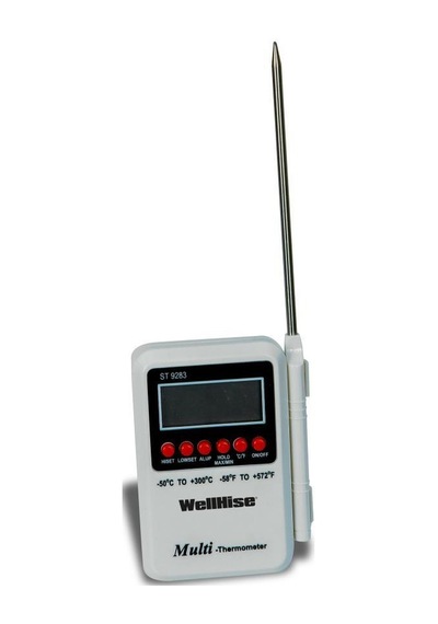 Wellhise ST-9283 Daldirma Tipi Termometre Profesyonel Gıda