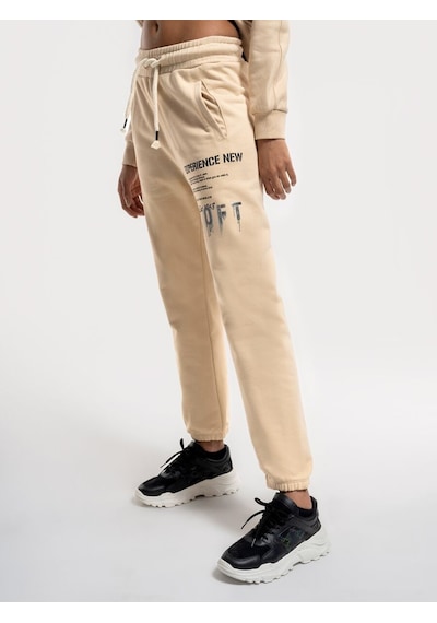 LOFT Regular Fit Kadın Eşofman Altı Lf2034970 Q1.v1 Bej