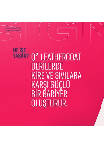 Gyeon Q² Leather Coat Redefıned Deri Yüzeyler İçin Koruma 120 Ml