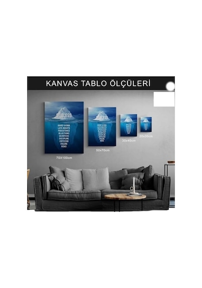 Ego Tablo Ev Duvar Salon Ofis Hediyelik Dekarasyon Premium Duvar Süs