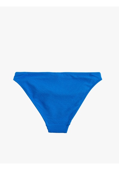Koton Dokulu Astarlı Klasik Bikini Altı Saks Mavisi 5sak00013mm Saks Mavi