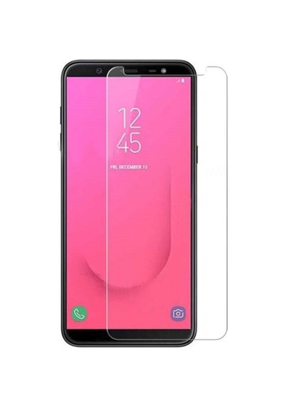 Samsung Uyumlu Galaxy J8 Nano Kırılmaz Cam Ekran Koruyucu Şeffaf