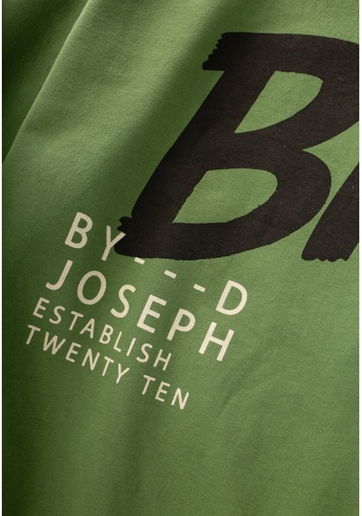 Cigit Baskılı Erkek Çocuk Kışlık Sweatshirt 8-12 Yaş Yağ Yeşili