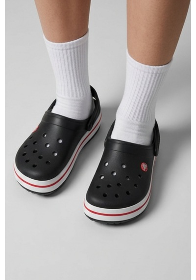 Iconic Shadow Unisex Clog Serisi - Siyah Renk Grafik Baskılı, Anatomik İç Tabanlı Ve Hareketli T...