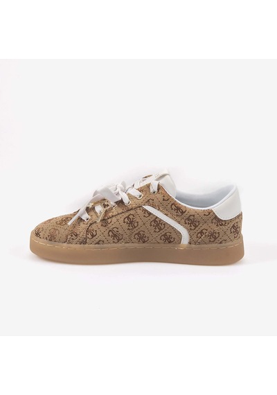 Guess Kadın Vegan Spor & Sneaker Ayakkabı Flfjarfal12 Bej - Kahverengi