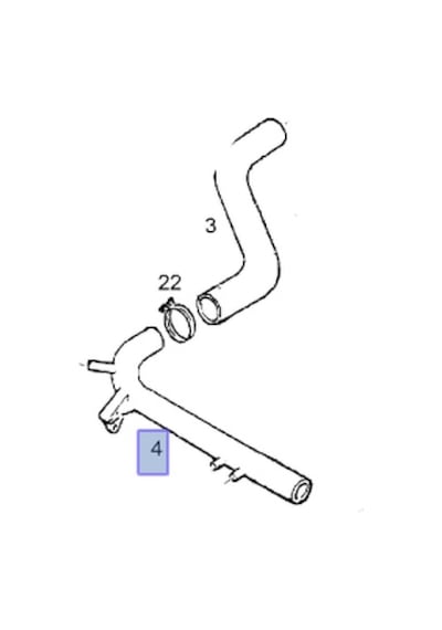 Opel Corsa B 1.4-1.6 Benzinli Motor Blok Su Hortumu İbraş Marka 21311