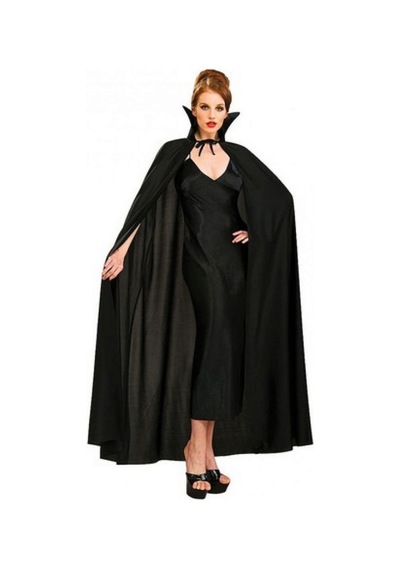 Siyah Renk Yakalı Halloween Pelerini Semeglbl - 2 120 Cm