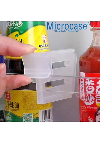 Microcase Sert Plastik Buzdolabı Bölüm Düzenleyici Ayracı Buzdolabı Organizatörü-al5273 2 Adet Beyaz