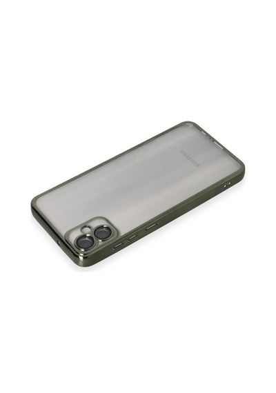 Samsung Galaxy Uyumlu-  A05 Kılıf Razer Lensli Silikon - Yeşil