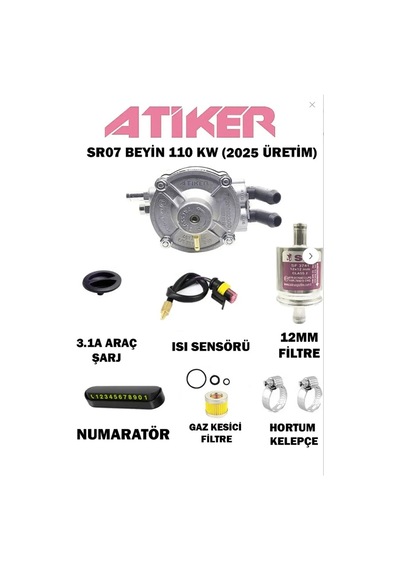 Atiker Sıralı Sistem Lpg Beyin Regülatör Sr07 110 Kw