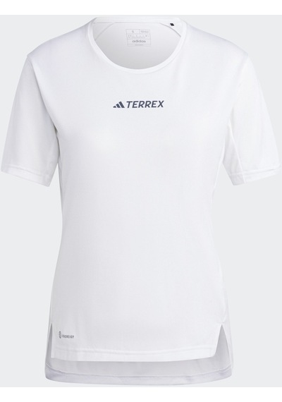 Adidas Terrex Multi Kadın Beyaz Antrenman Tişörtü Hm4040