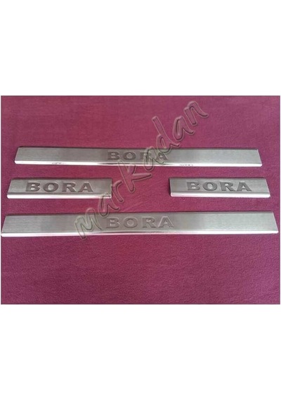 Woc Chrome Vw Bora Krom Kapı Eşiği 1998-2004 4 Parça Paslanmaz Çe N11.18
