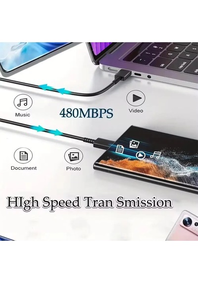 45w Pd Usb C Şarj Cihazı Süper Hızlı Şarj Cihazı Tip C Kablosu Samsung Galaxy S22 S23 Ultra Note 20 Hızlı Şarj Telefon Şarj Adaptörü