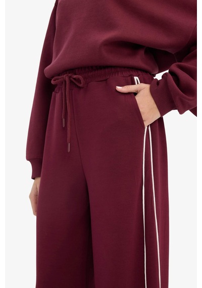Defacto Straight Fit Cepli Düz Paça Eşofman Altı D6668ax25aubr232 Bordo-br232 Defacto Straight Fit Cepli Düz Paça Eşofman Altı D6668ax25aubr232 Bordo-br232
