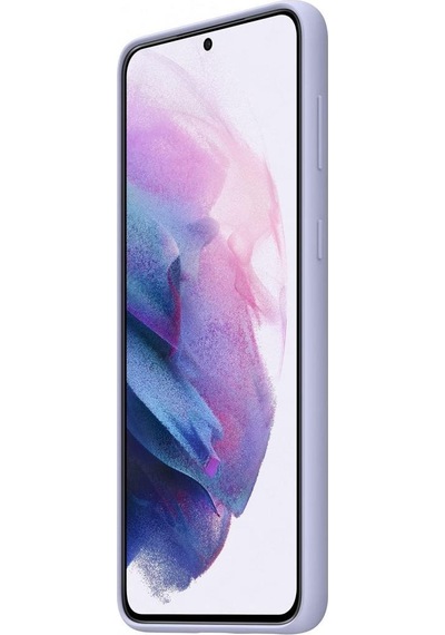 Galaxy S21 Plus İle Uyumlu Silikon Kılıf Mor Ef-pg996tvegww