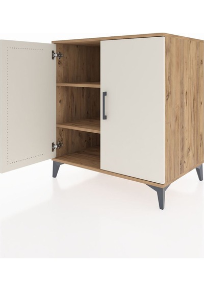 Kronos Şifonyer 2 Raflı 2 Kapaklı 88x59x96 Çam-aytaşı Çam