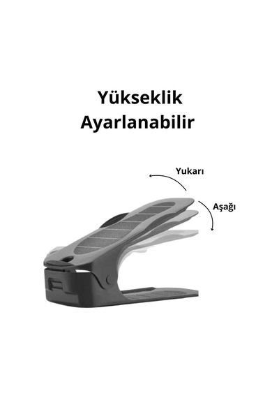16 Adet Ayarlanabilir Ayakkabı Rampası Düzenleyici Dolap İçi Organizer Mıt1228 Çok Renkli 16 Adet Ayarlanabilir Ayakkabı Rampası Düzenleyici Dolap İçi Organizer Mıt1228 Çok Renkli