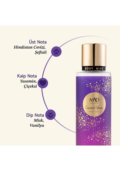 Mad Coconut Shine Body Mist 250 ML