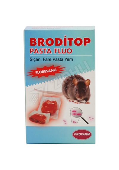 Broditop Pasta Fluo Sıçan Ve Fare Pasta Yemi